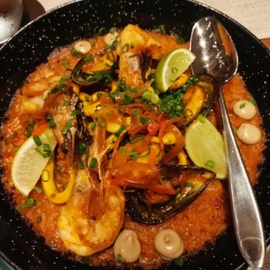 Paella de mariscos 