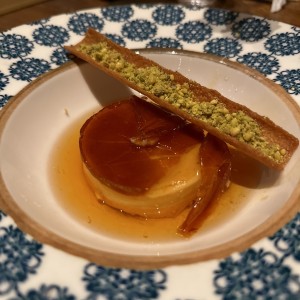 Flan de limon 