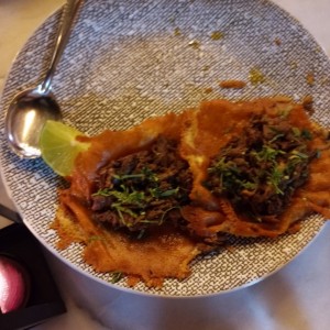 Tacos de costra de birria 