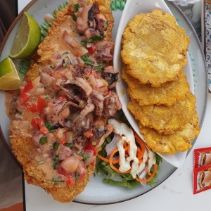 Filete de pescado a la marinera