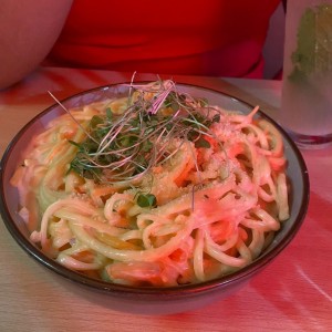 Pasta con Camarones 