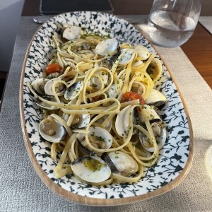 Pasta a la Vongole (almejas ?)