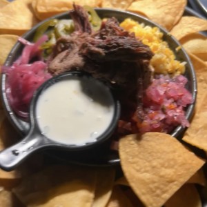 Nachos de brisket 