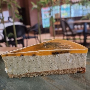 cheesecake de maracuya keto