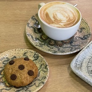 Capuchino deslatosada - galleta integral