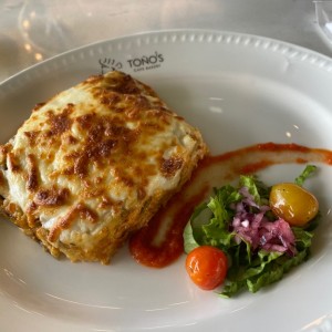 Lasagna de Berenjena y Pollo