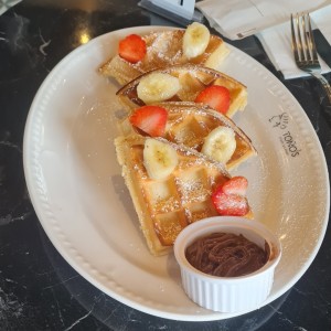 waffles Nutella 