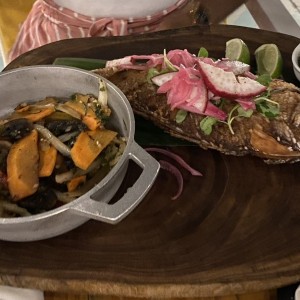 Pescado frito