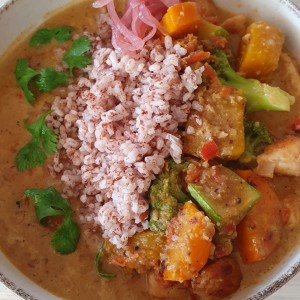 Curry rojo con Pollo