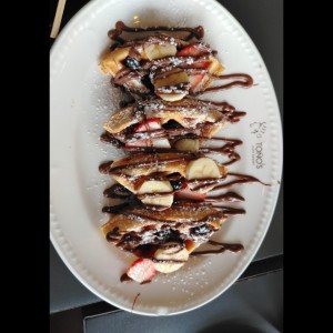 Breakfast - Nutella waffle