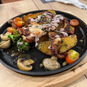 Pulpo a la parrilla gf