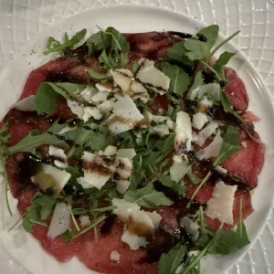 Carpaccio de roast beef