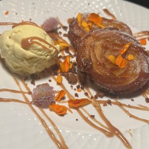 Galleta de Churro con Helado de Crema