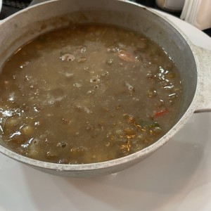 Sopa de Carne y Lenteja