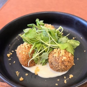 Arancini di funghi portobello