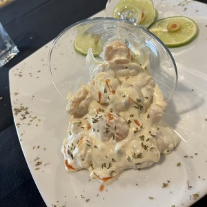 Ceviche de camarones 