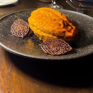Postre insignia a base de cacao