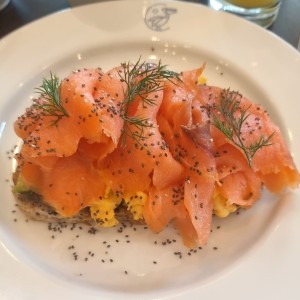 Salmon toast