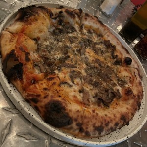 Pizza de hongos