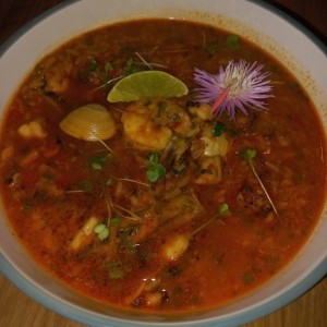 Guacho de mariscos