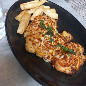 Milanesa de pollo