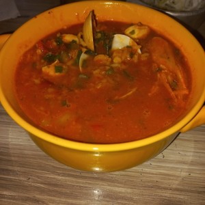 Guacho de mariscos