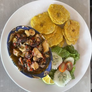 Pulpo al ajillo