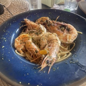 Pasta - Spaghetti con Camarones