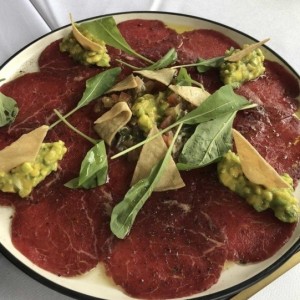 Carpaccio al humo 