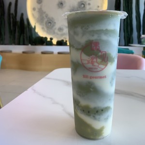 Bubble tea matcha 