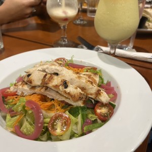 Ensalada garden con pollo