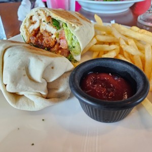 wrap de pollo Crispy