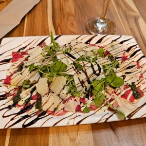 carpaccio de res