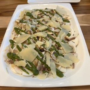 Carpaccio de hongos