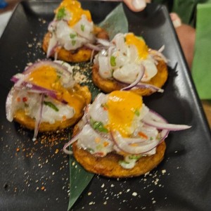 Entretiempos - Patacones Cevicheros