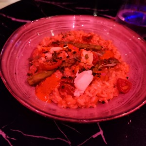 Risotto de langosta