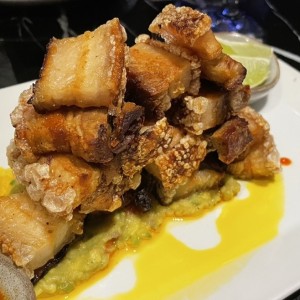 Chicharron de pork belly 