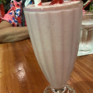 Batido de fresa