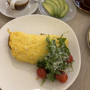 OMELETTE, QUESO Y CEBOLLA