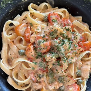 Fetuccini de salmon 