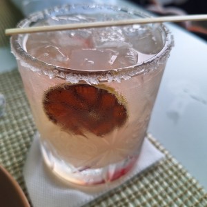 margarita en las rocas