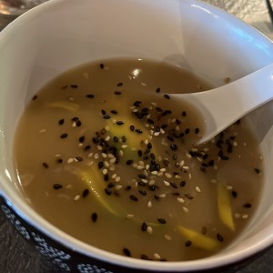 Sopa Miso del Lunch