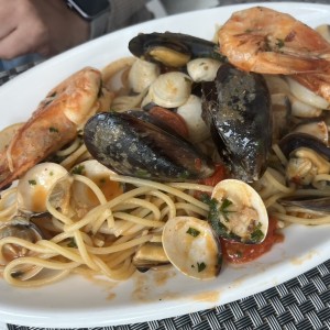 Pasta con mariscos 