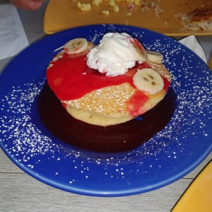 Pancake de Fresas y Banana