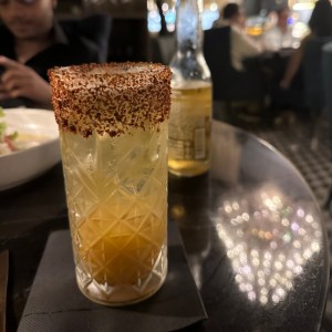 Michelada de maracuya con gran sabor!!!