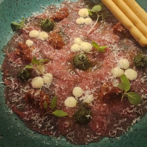 carpaccio de res