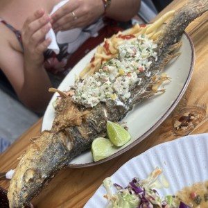 Pescado frito