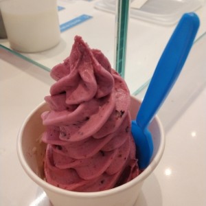 helado de mora azul