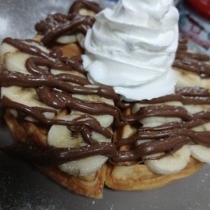 wafles banana ? nutella