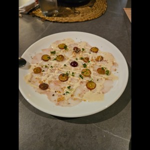 Tiradito de Corvina Del caribe panameño